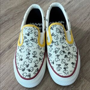 Women's Converse All-Star Peanuts Woodstock Slip On Shoes! Size 5.5!